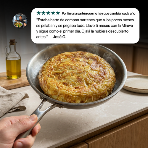 Sartén de Titanio Puro Antiadherente Mireve®