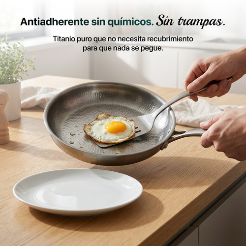 Sartén de Titanio Puro Antiadherente Mireve®