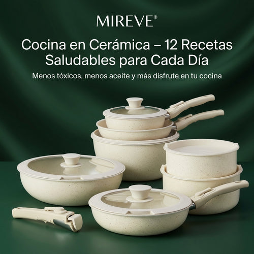 E-Book de 12 Recetas para Cerámica + Educación sobre tu Set Mireve®